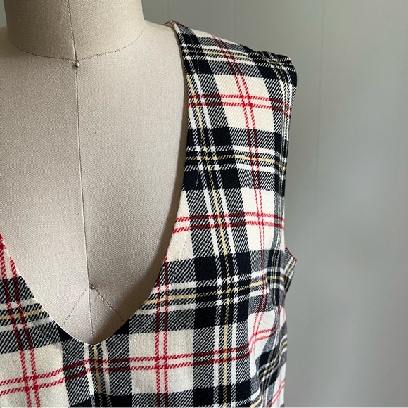 Vintage Pendleton 100% Wool‎ Dress Size 16 Preppy Academia Grunge Mod Lined - Picture 5 of 15